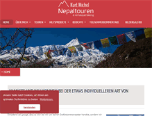 Tablet Screenshot of nepaltour.de